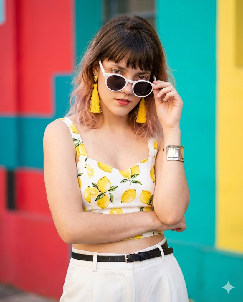 Lebendige Sommermode